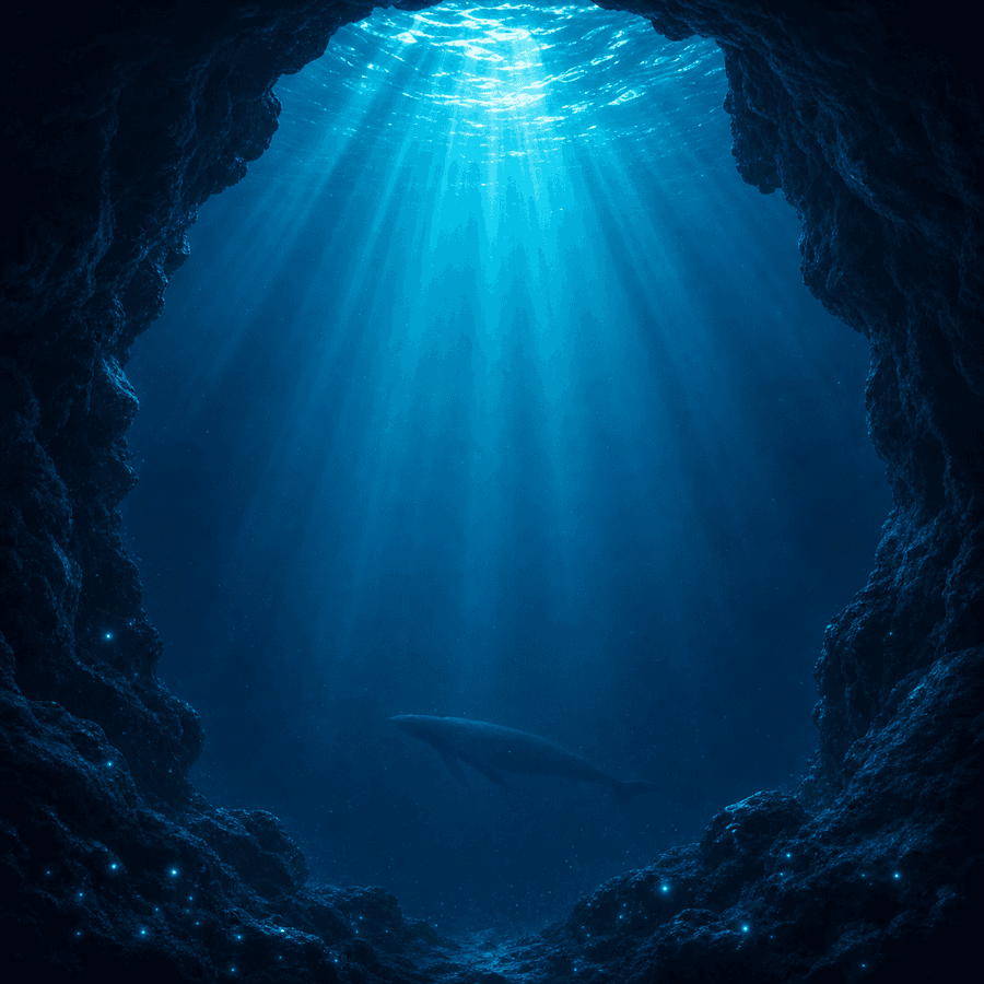 Deep Ocean underwater portal artwork